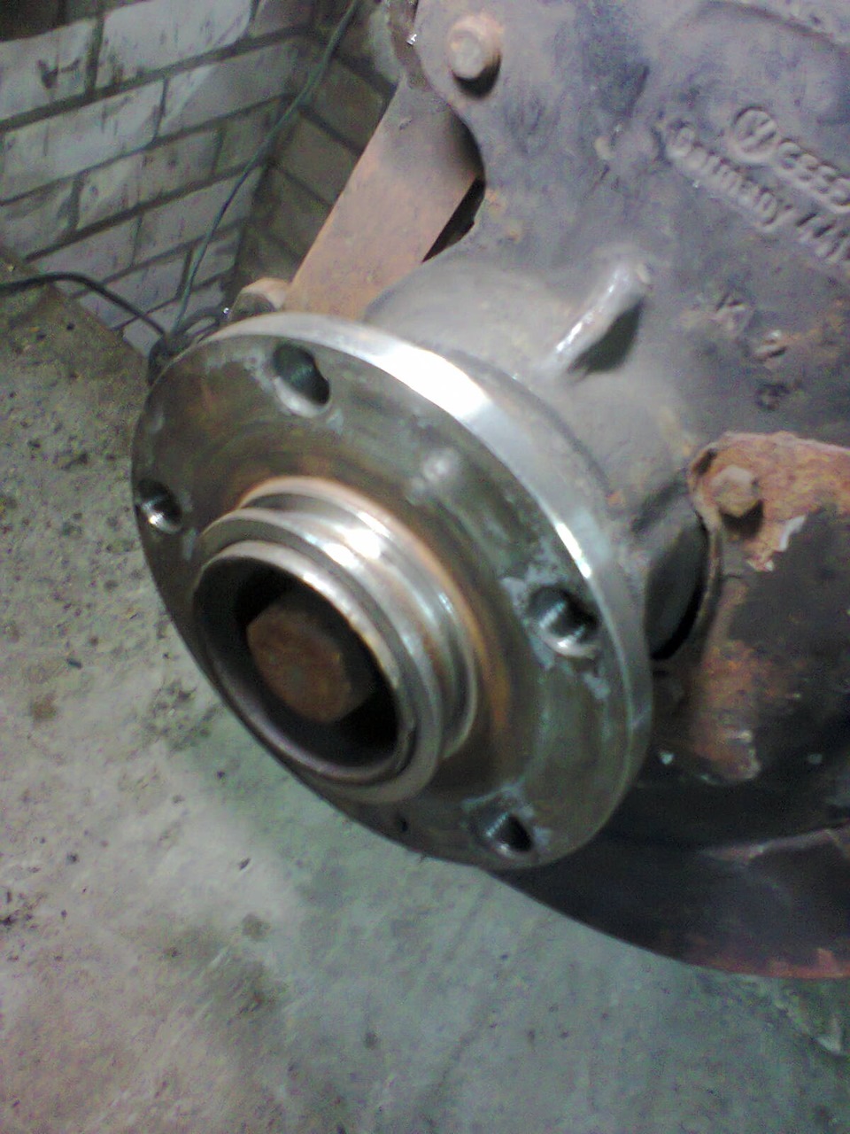 Переделка передних тормозов — Audi 200 (20v), 2,2 л, 1990 года | тюнинг ...