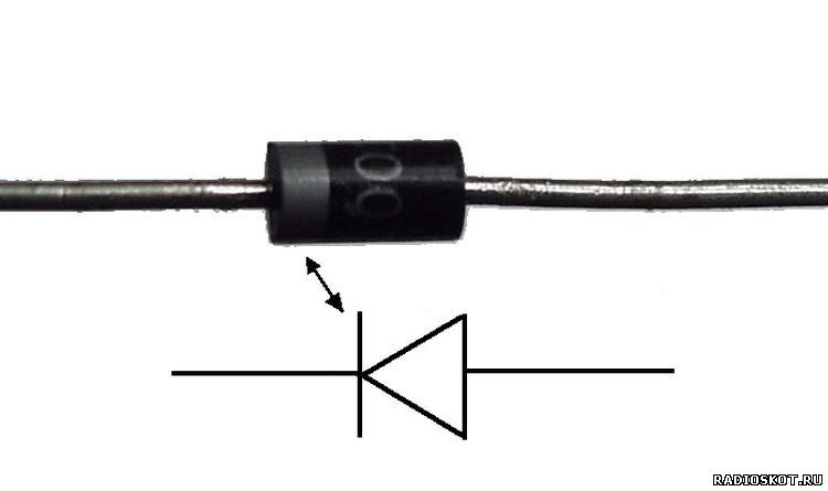 Диод в схеме сигнализации