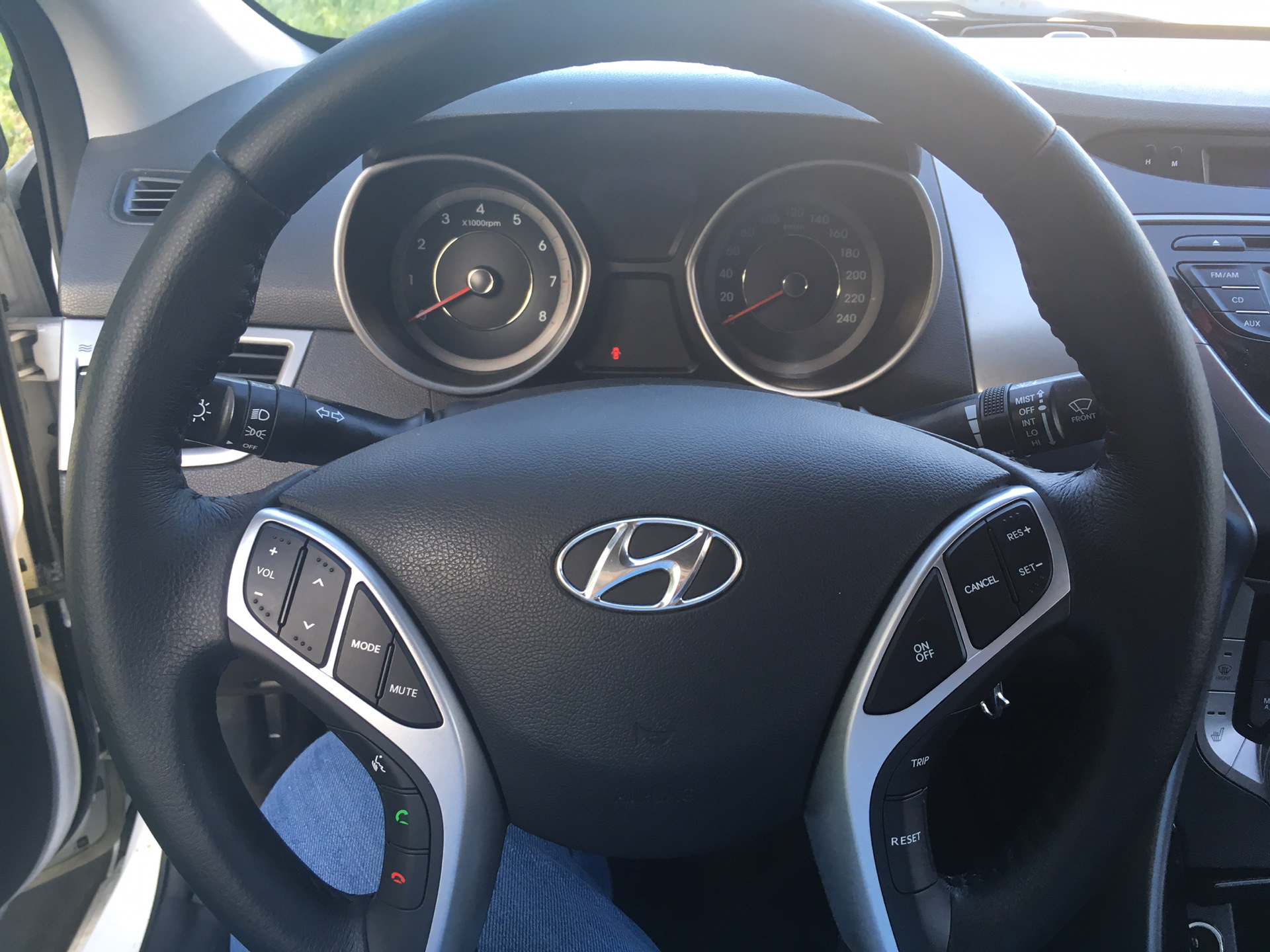 Hyundai elantra круиз