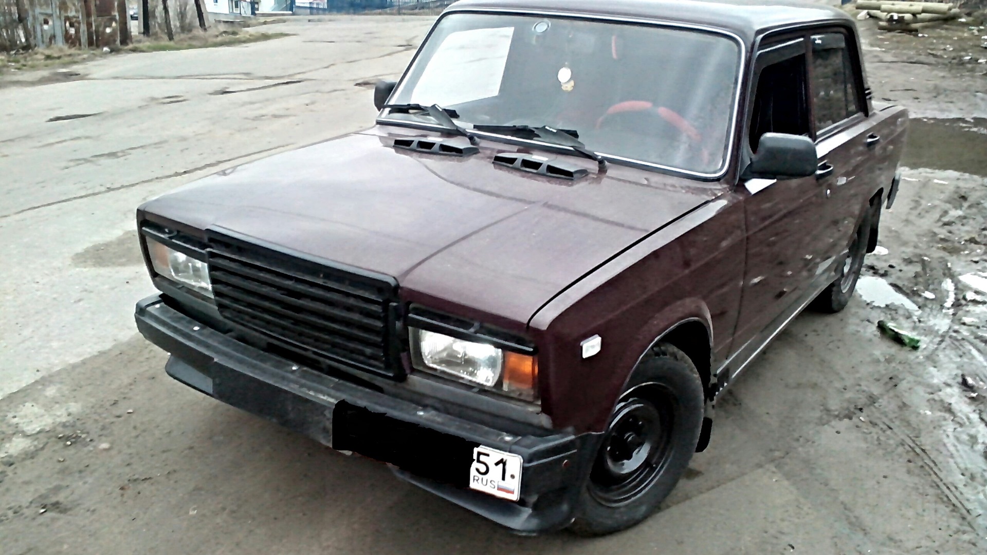 Lada 21074 1.6 бензиновый 2006 | цвет тёмно-вишнёвый на DRIVE2