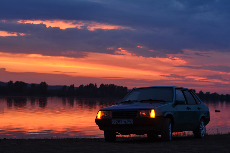 Lada на природе