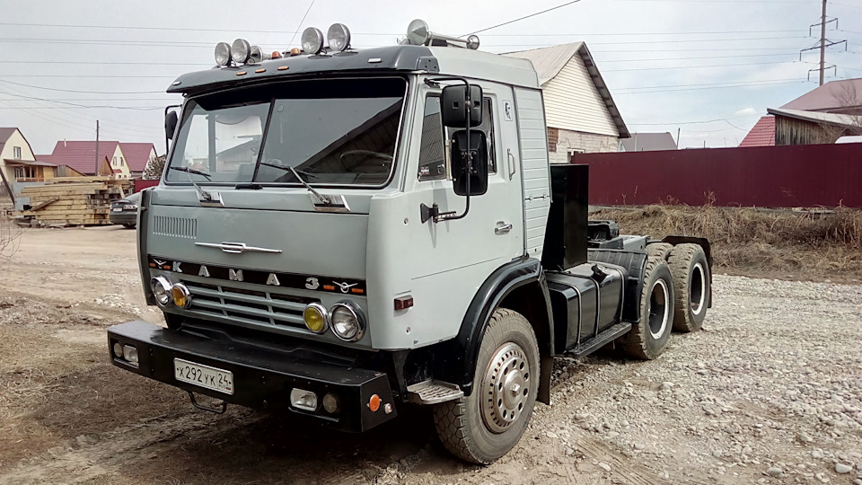 Покраска кабины КамАЗ в гаражных условиях