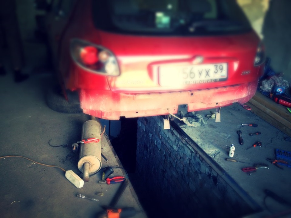 Качаем попу;) — Peugeot 206, 1,4 л, 2002 года | своими руками | DRIVE2