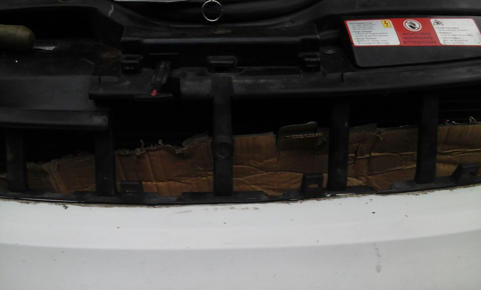 Утепляем на зиму.)) — Volkswagen Passat B5, 1,9 л, 1999 года | другое ...