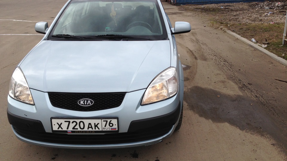 Вот так мы чинили фару) — KIA Rio (2G), 1,4 л, 2007 года | своими ...