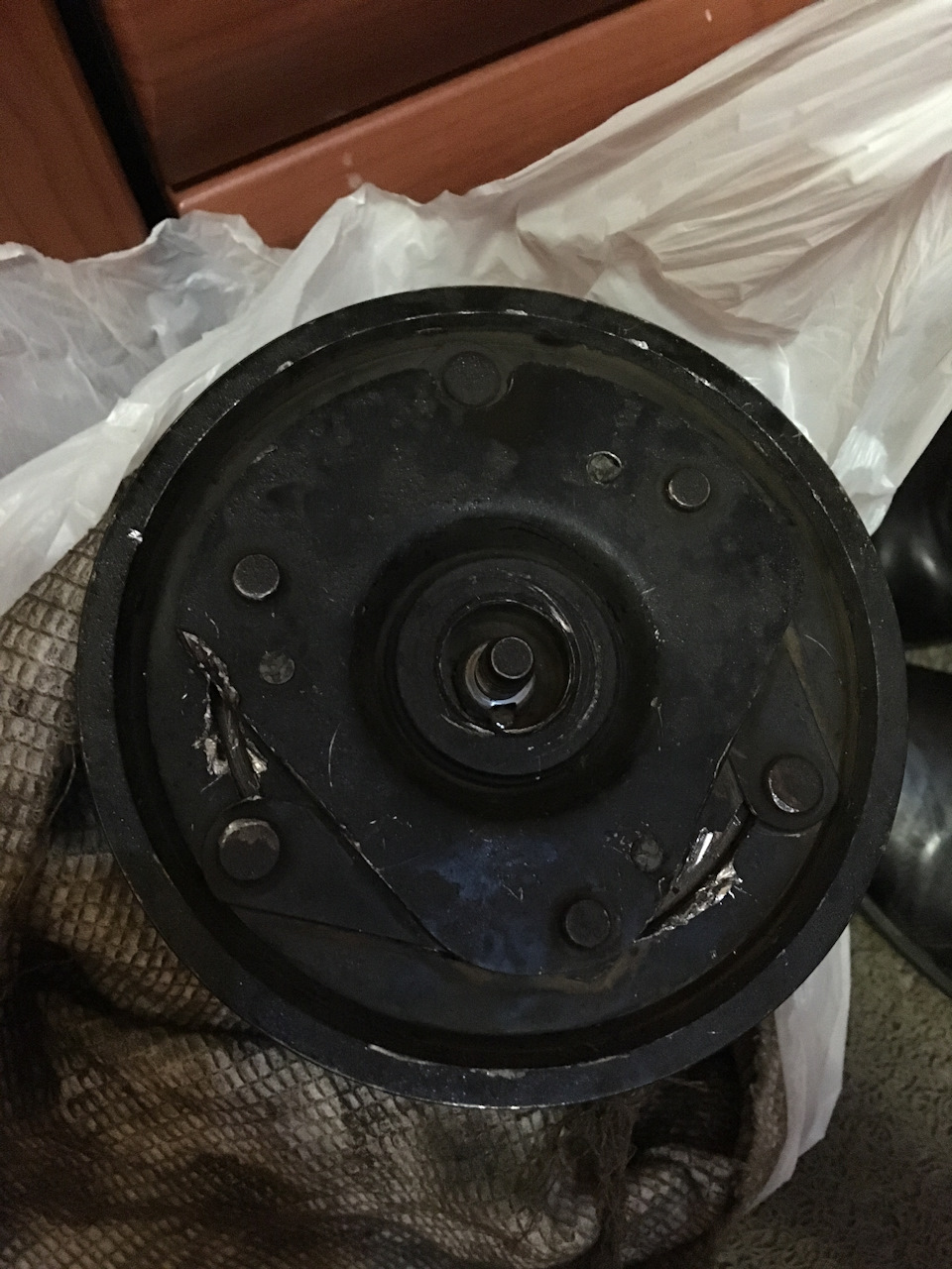 Муфта компрессора кондиционера… — Renault Scenic I, 1,6 л, 2000 года ...