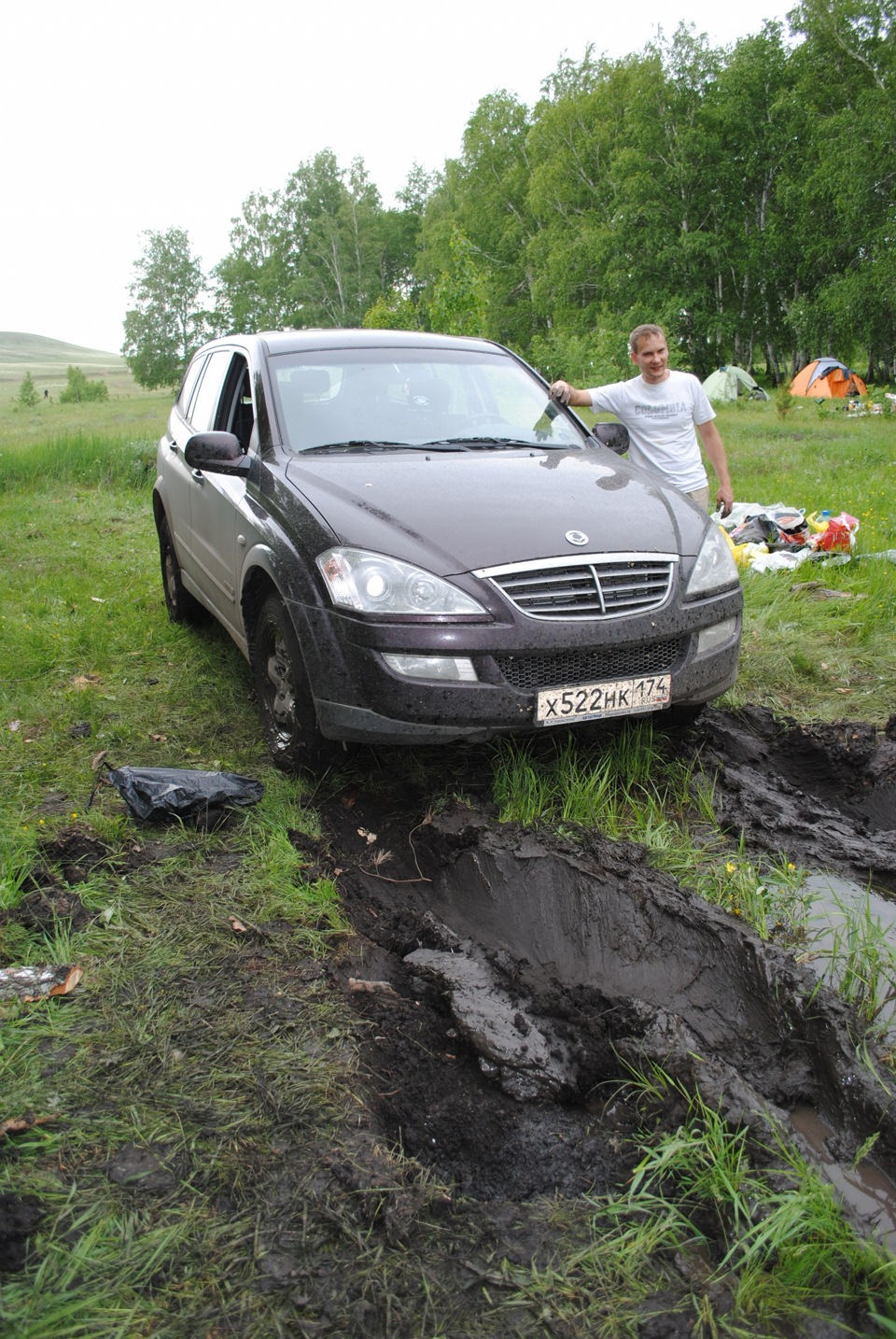 кайрон vs болото — SsangYong Kyron, 2 л, 2011 года | тест-драйв | DRIVE2