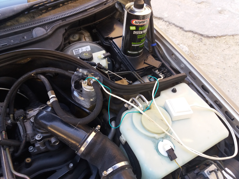 Промывка форсунок винсом . — Mercedes-Benz C-class (W202), 2,3 л, 1999 ...