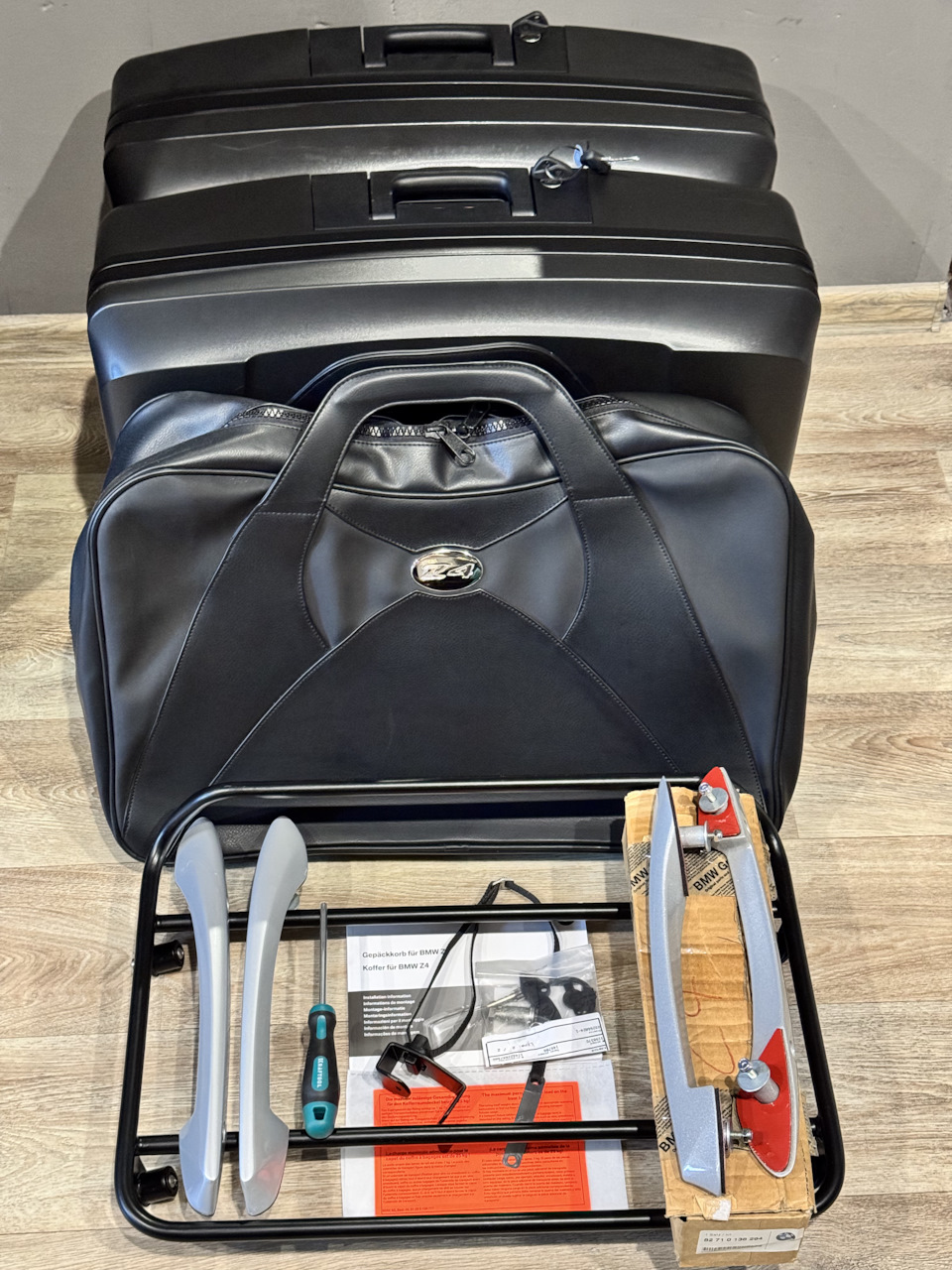 Золотой грааль, багажник на багажник — BMW Z4 (E85), 3 л, 2005