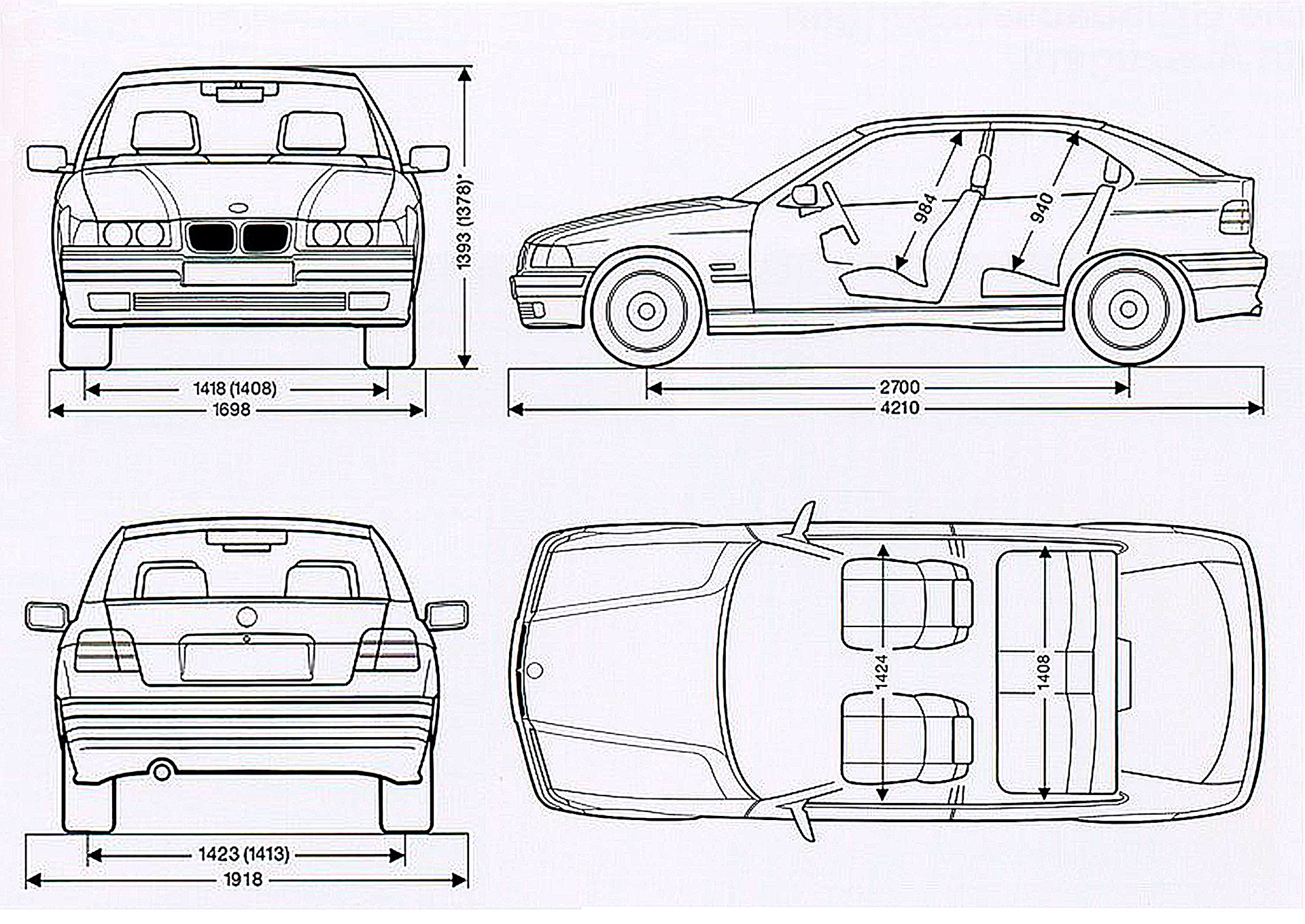 Размеры колес е36. Габариты BMW e36 седан. БМВ е36 габариты. BMW e36 седан чертеж. Габариты БМВ е36 седан.