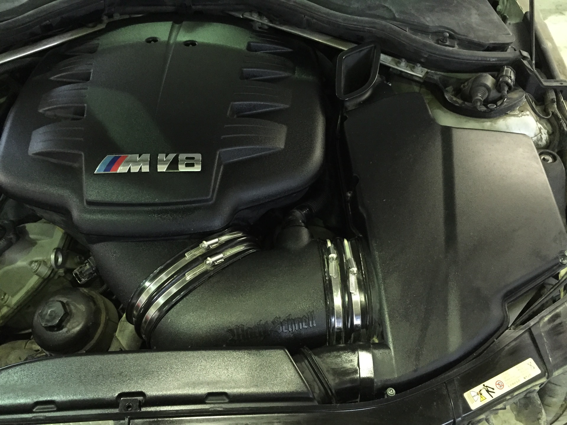 Установка впуска Macht Schnell — BMW M3 Coupe (E92), 4 л, 2009 года