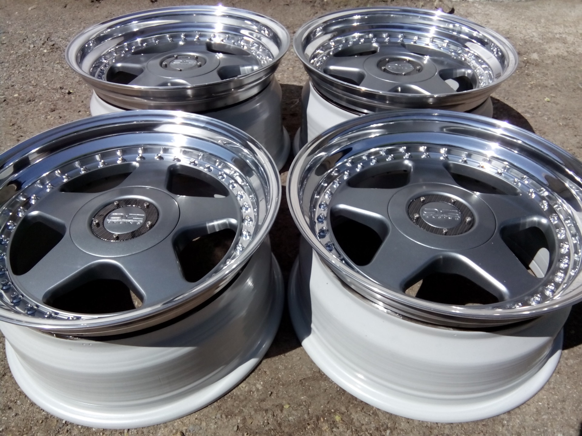 Разноширокие диски. Oz Futura r17 Honda. BBS RG r17 5.114.3. Oz Futura Audi.