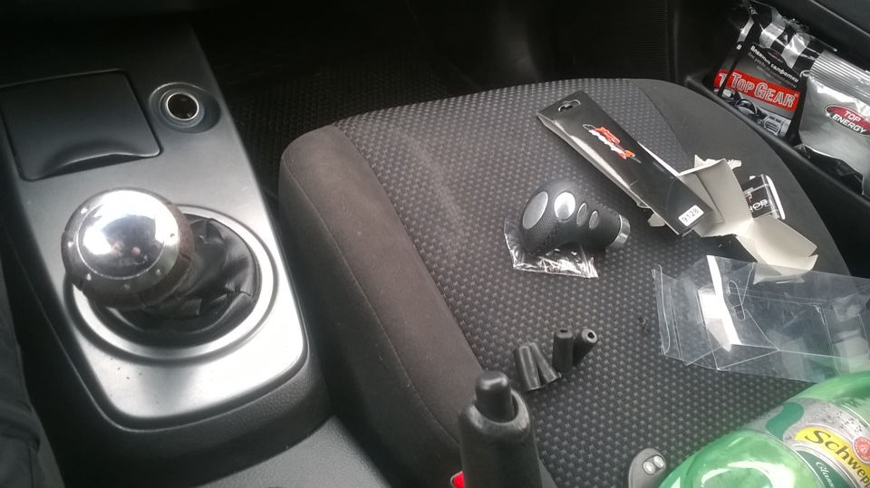 опять насадка на ручку КПП — Mitsubishi Lancer IX, 1,6 л, 2007 года ...
