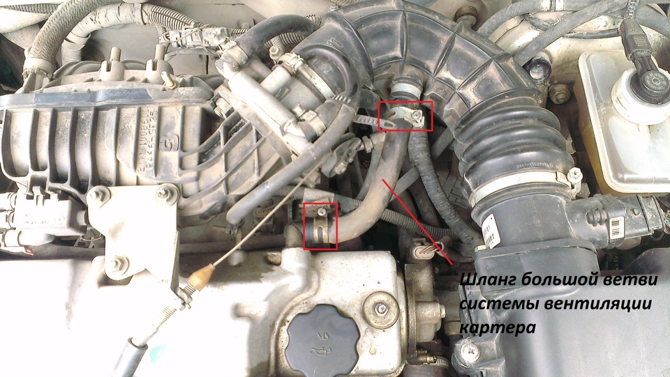Шланг вентиляции картерных газов ваз 2114