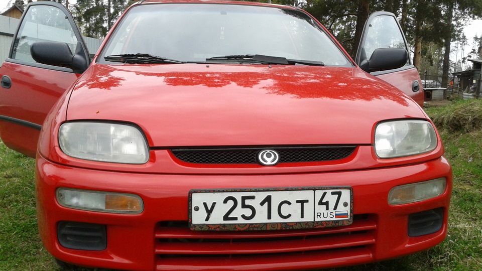 замена лобового — Mazda 323 VI, 1,5 л., 1998 года | кузовной ремонт ...