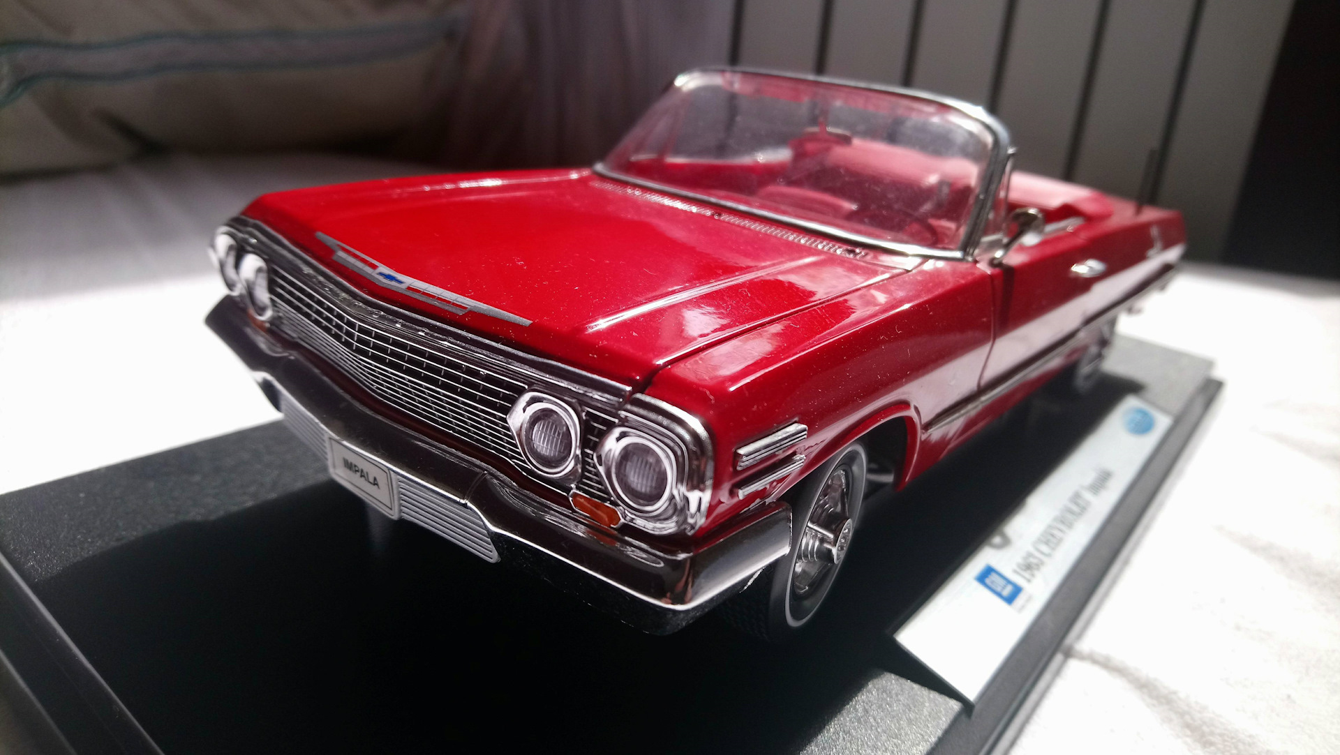 Welly 1963 Chevrolet Impala 1/18 — Сообщество «Масштабные Модели» на DRIVE2