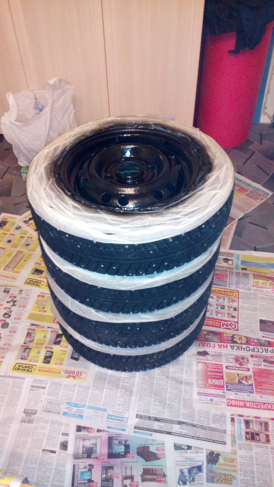 Готовимся к зиме. Вторая попытка покрасить колесные диски. — Daewoo ...