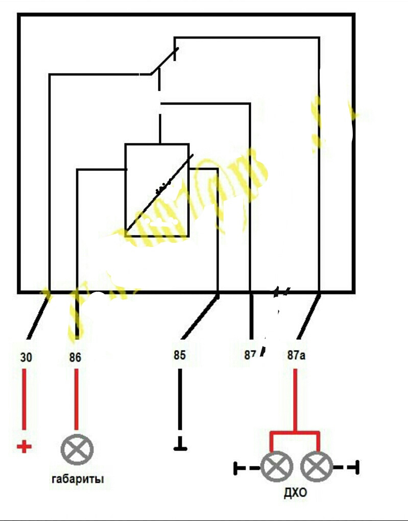 Схема подключения drl 01