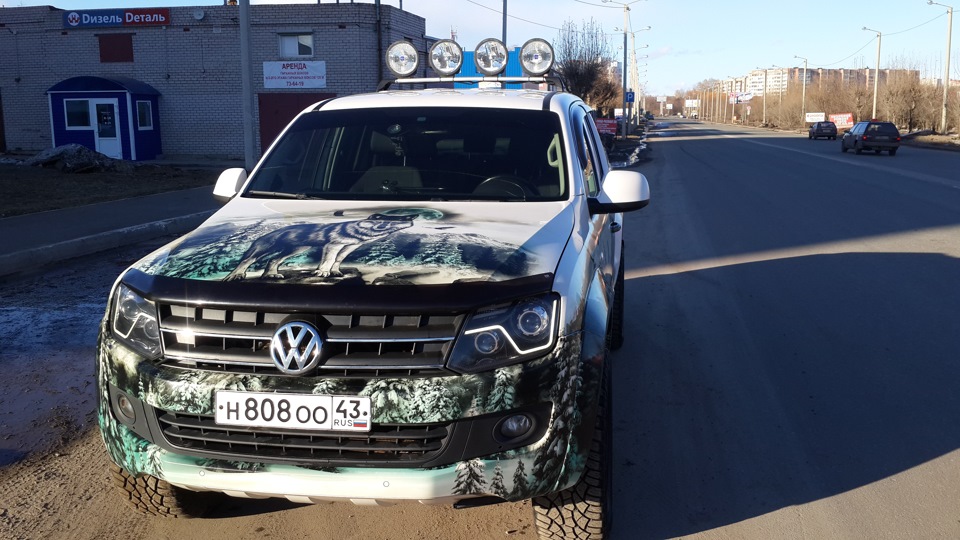 Volkswagen Amarok камуфляж