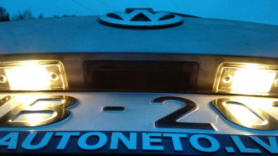 Замена подсветки номера на Туареге — DRIVE2