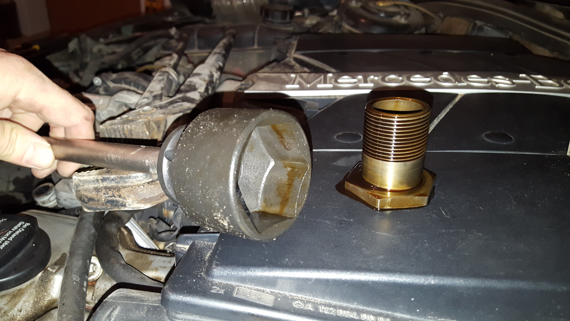 Замена прокладок теплообменника — Mercedes-Benz S-Class (W220), 5 л ...