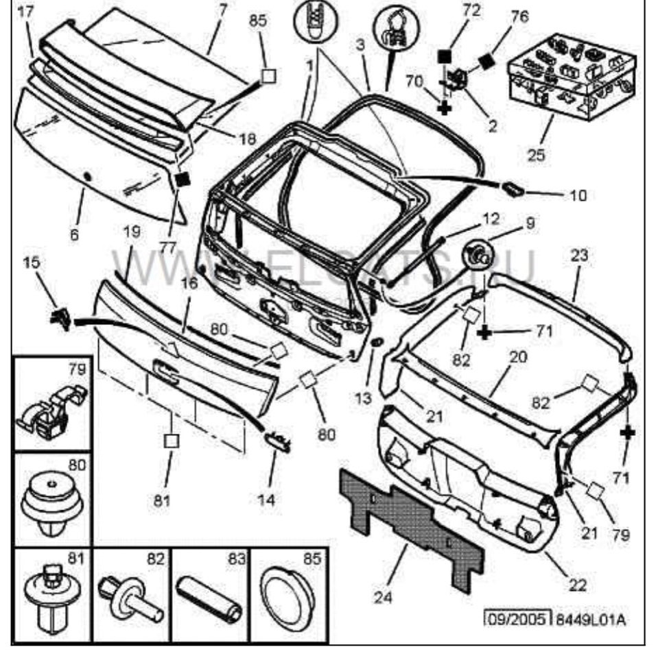 Поиск запчастей — Citroen C4 (1G), 1,6 л, 2005 года | запчасти | DRIVE2