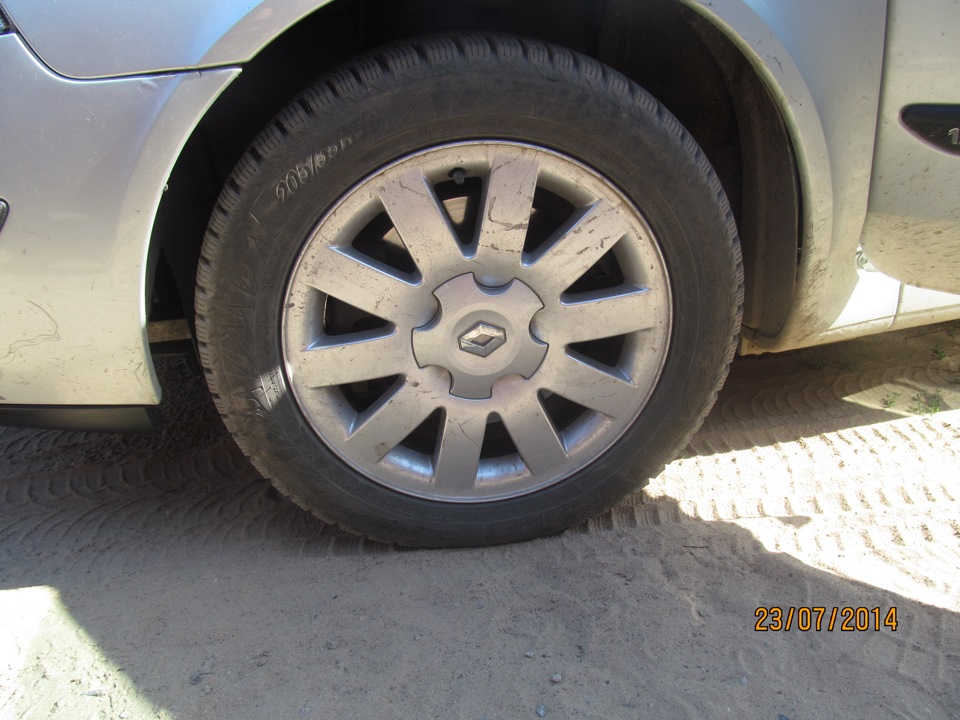 Литье р 16 — Renault Laguna II, 1,9 л, 2002 года | колёсные диски | DRIVE2