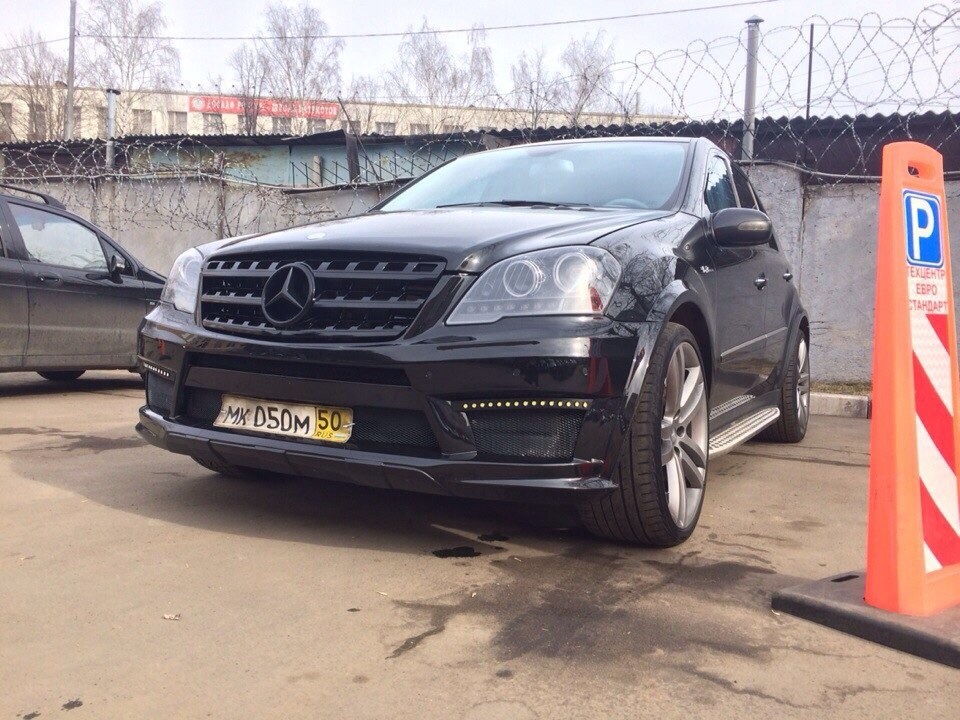 Mercedes ml w164 обвес