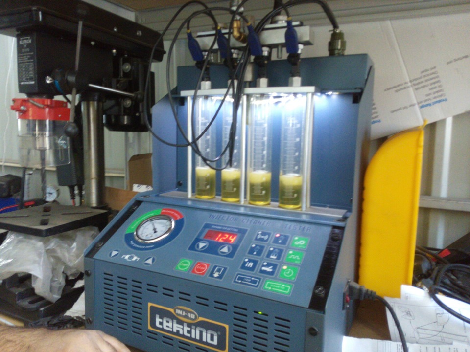 Проверка форсунок на стенде — Mitsubishi Lancer X, 1,8 л, 2008 года ...