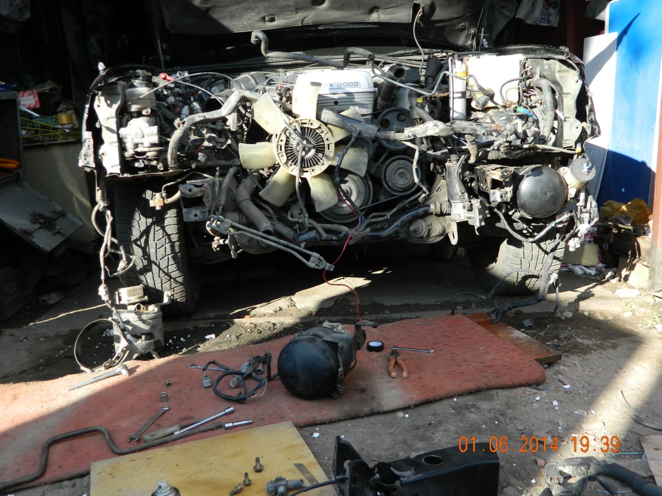 замена ноуската — Toyota Crown (S140), 3 л, 1993 года | своими руками ...