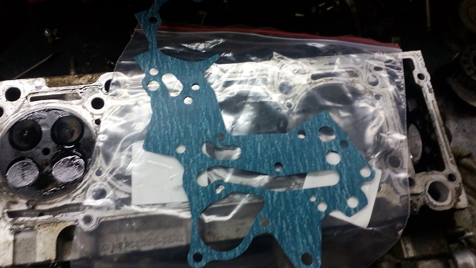 последствия обрыва ремня ГРМ ч.3 — Mitsubishi Lancer IX, 2,4 л, 2004 ...