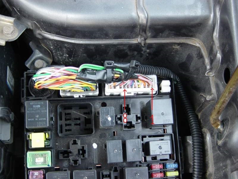 подключение ДХО DRL. — Mitsubishi Outlander XL, 3 л, 2008 года ...