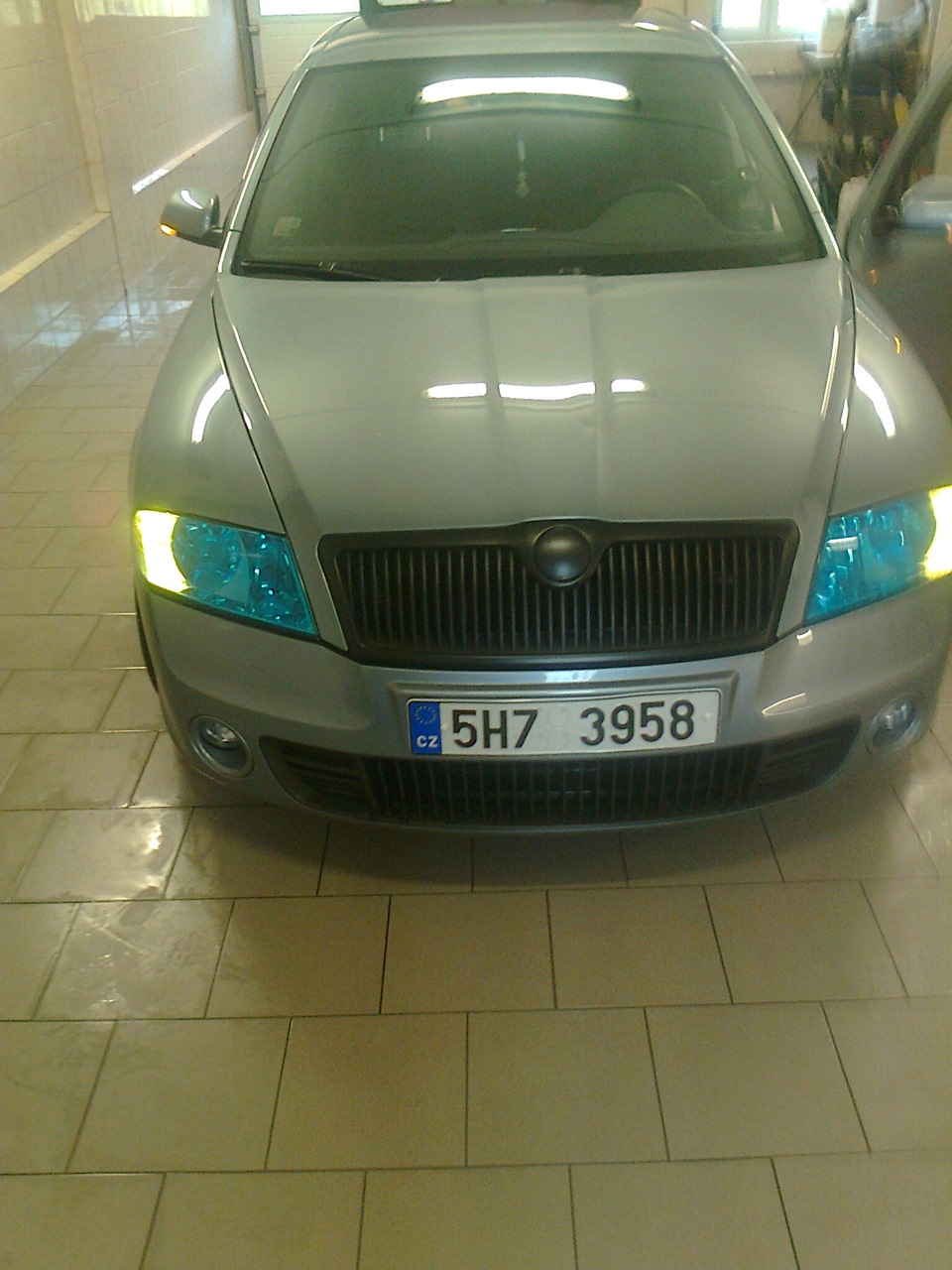 Лампы в синий — Skoda Octavia A5 Mk2, 1,9 л, 2005 года | стайлинг | DRIVE2
