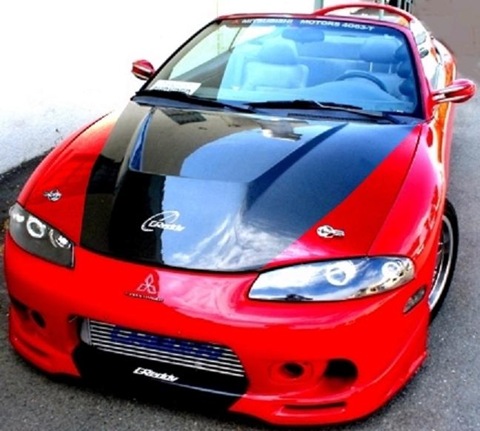 Mitsubishi Eclipse 1997 розовый