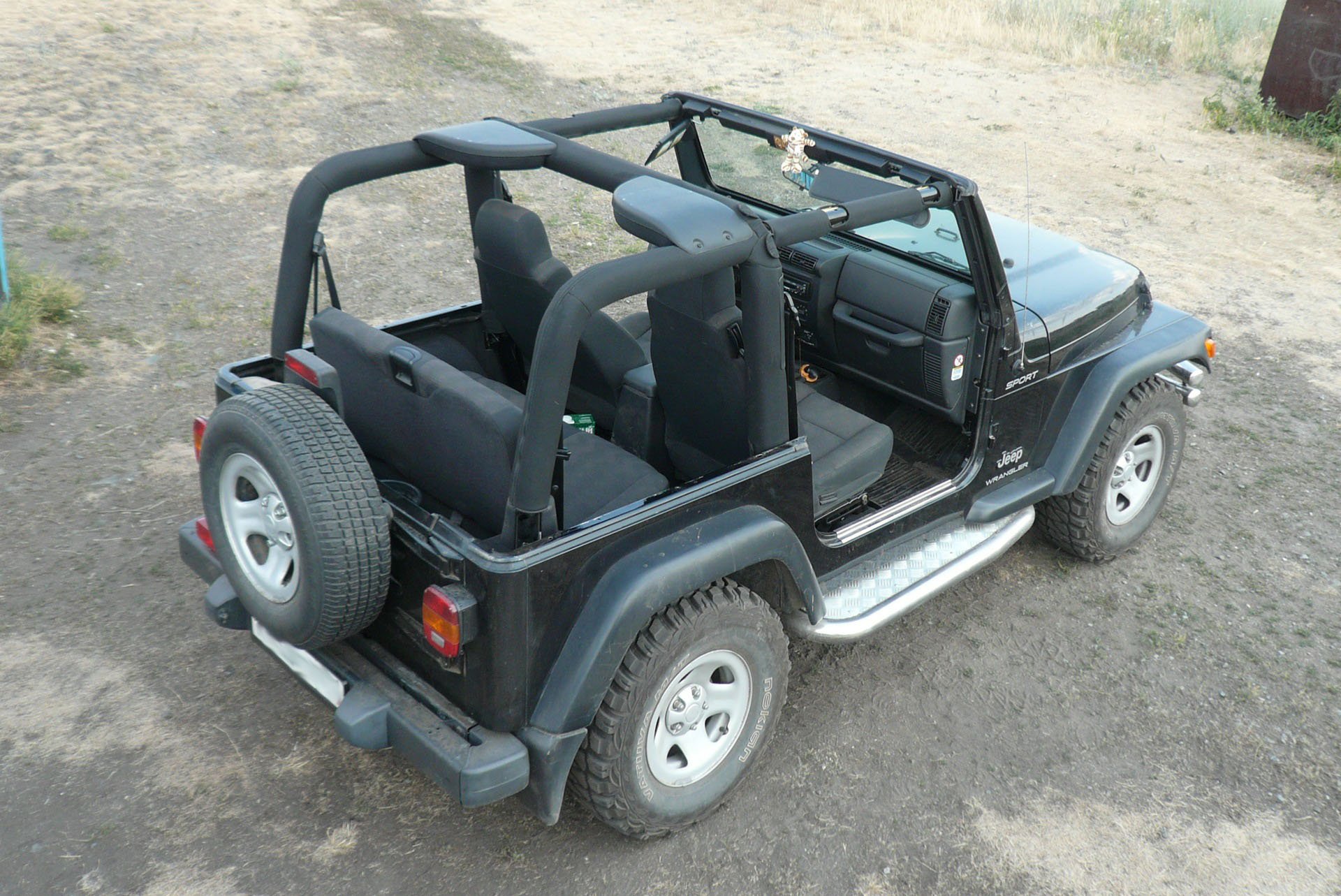 Без крыши и выше! — Jeep Wrangler (TJ), 2,4 л, 2003 года | тюнинг | DRIVE2