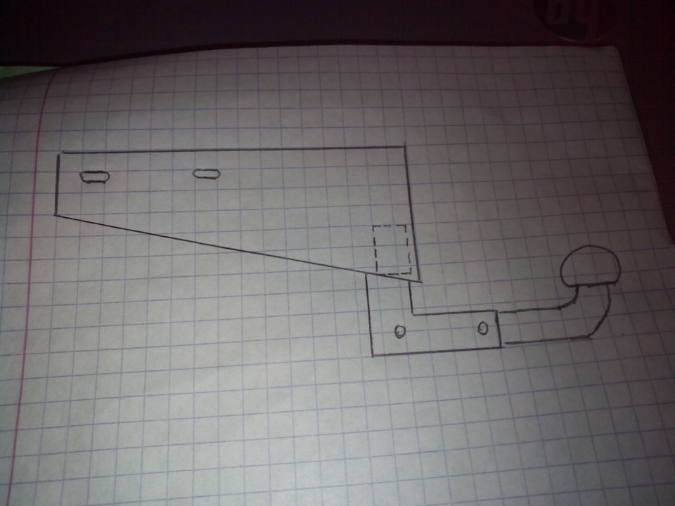 чертеж фаркопа