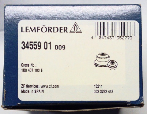 3455901 Сайлентблок рычага подвески LEMFORDER | Запчасти на DRIVE2