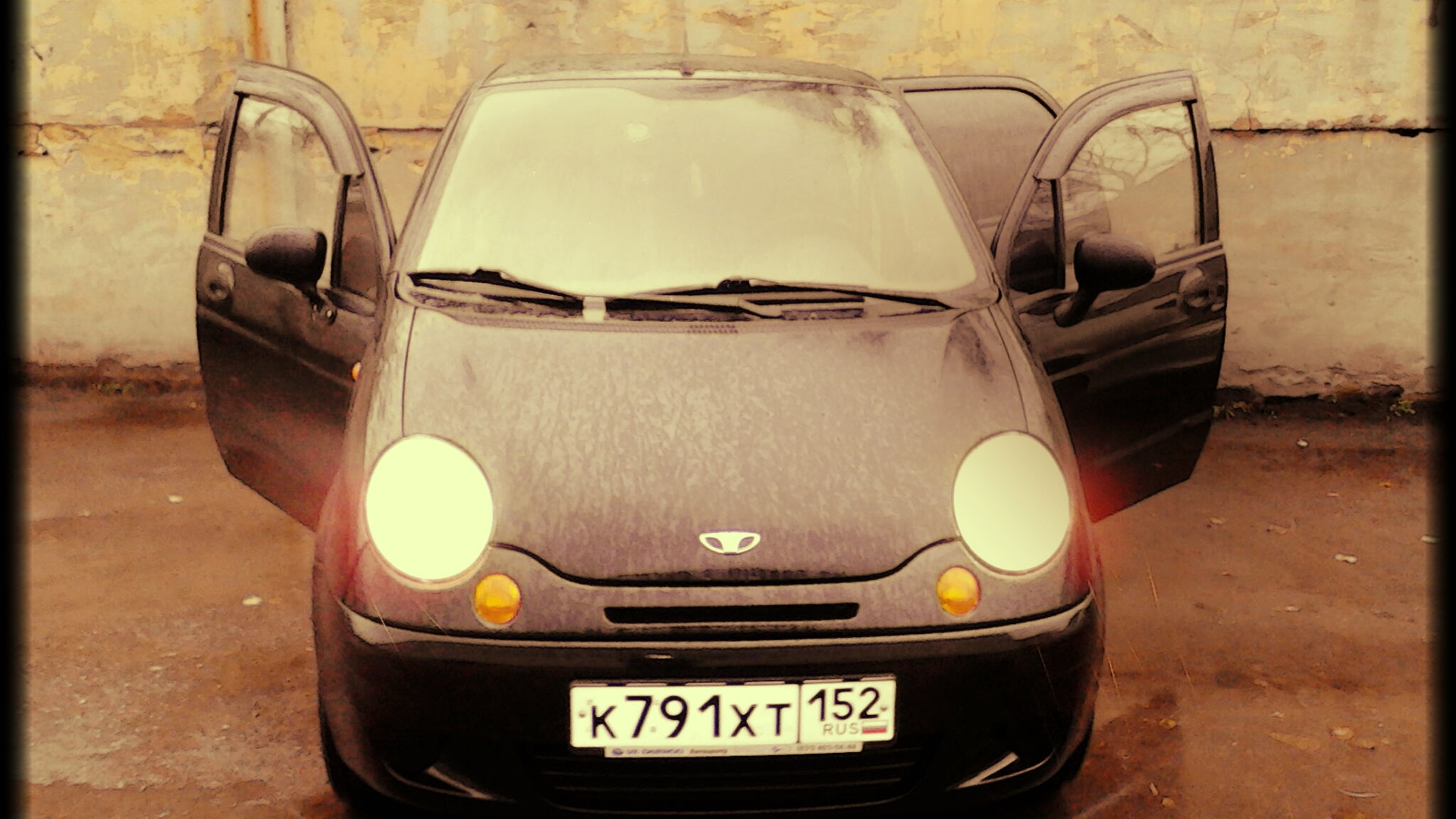 Daewoo Matiz (M100, M150) 0.8 бензиновый 2009 | 0.8 черный коралл на DRIVE2