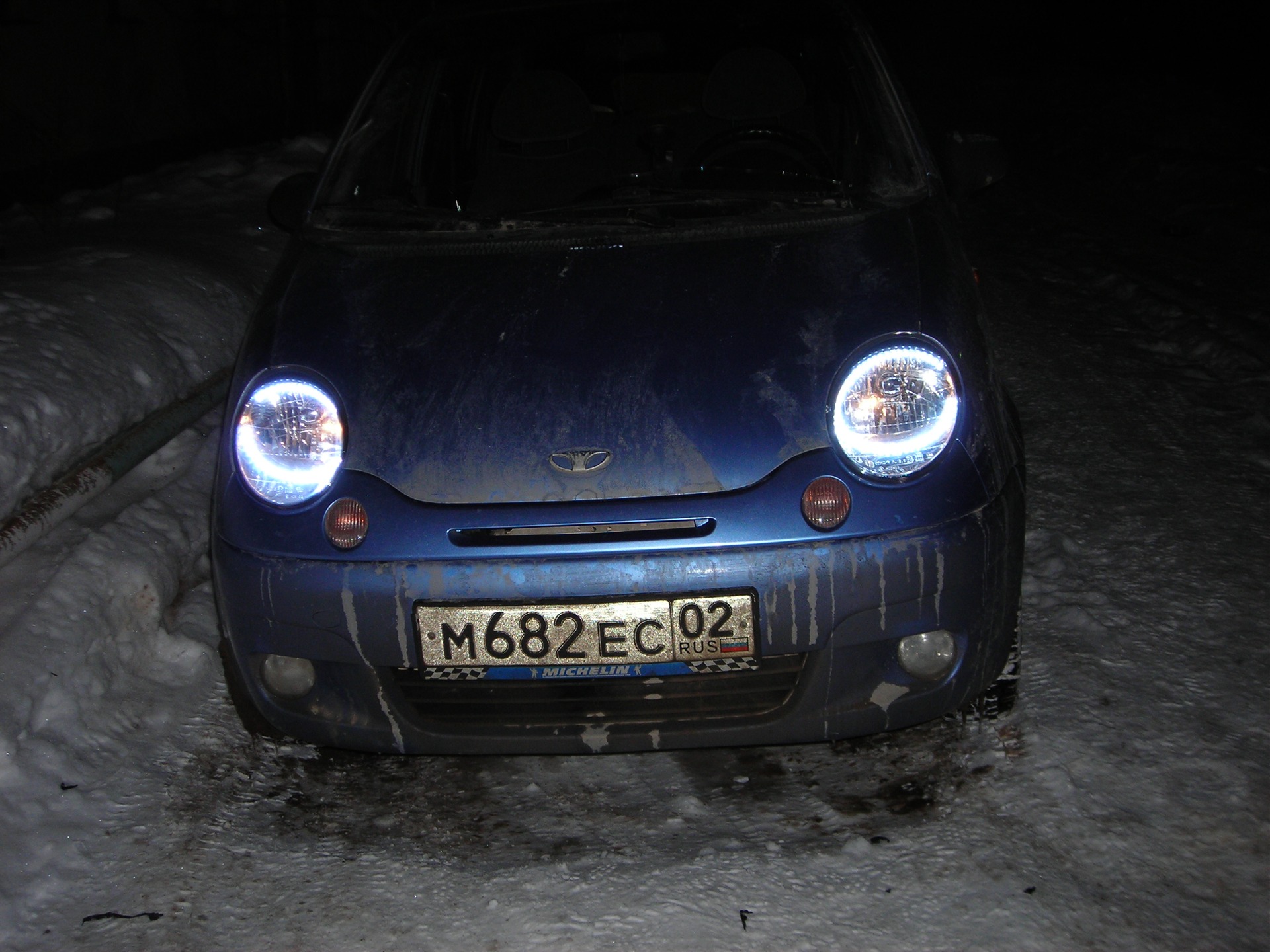 Установка LED-ленты в фары — Daewoo Matiz (M100, M150), 0,8 л, 2006 года |  тюнинг | DRIVE2