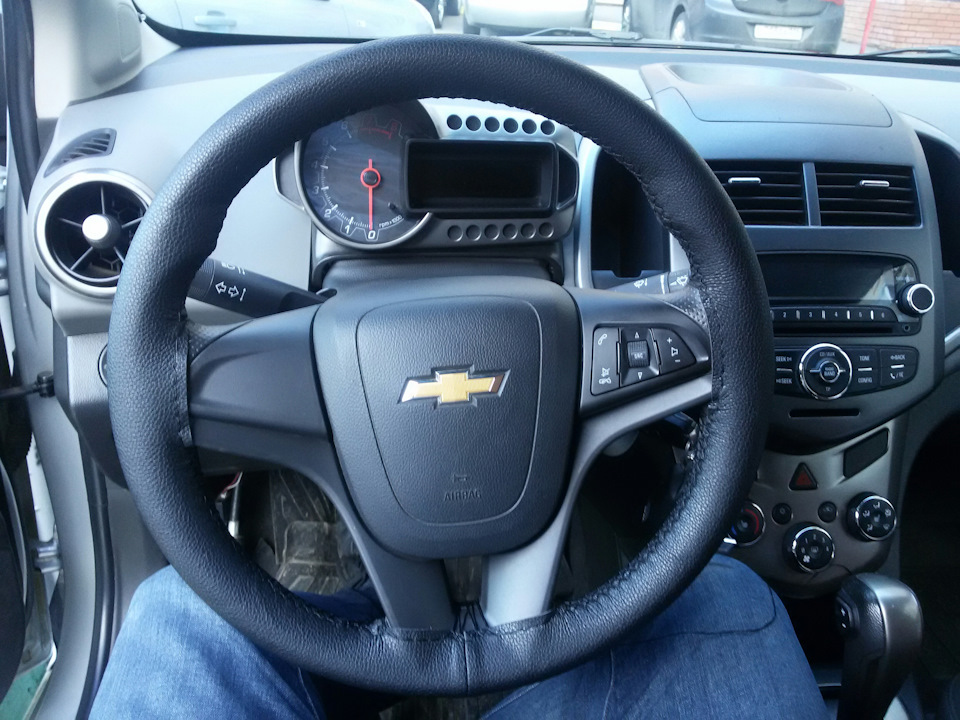 Как снять руль шевроле спарк Оплетка руля с алиэкспресс за 350 рублей - Chevrolet Aveo Sedan (2G), 1,6 л, 201