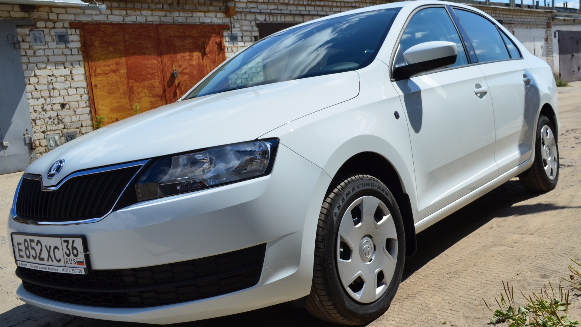 Skoda Rapid (1G) 1.6 бензиновый 2014 | БелыйШкод на DRIVE2