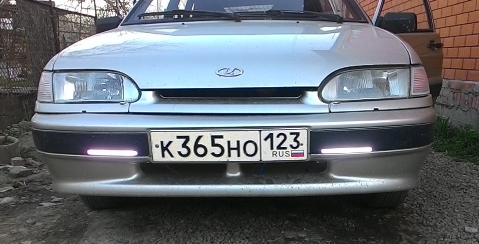 Ходовые огни на авто 2114