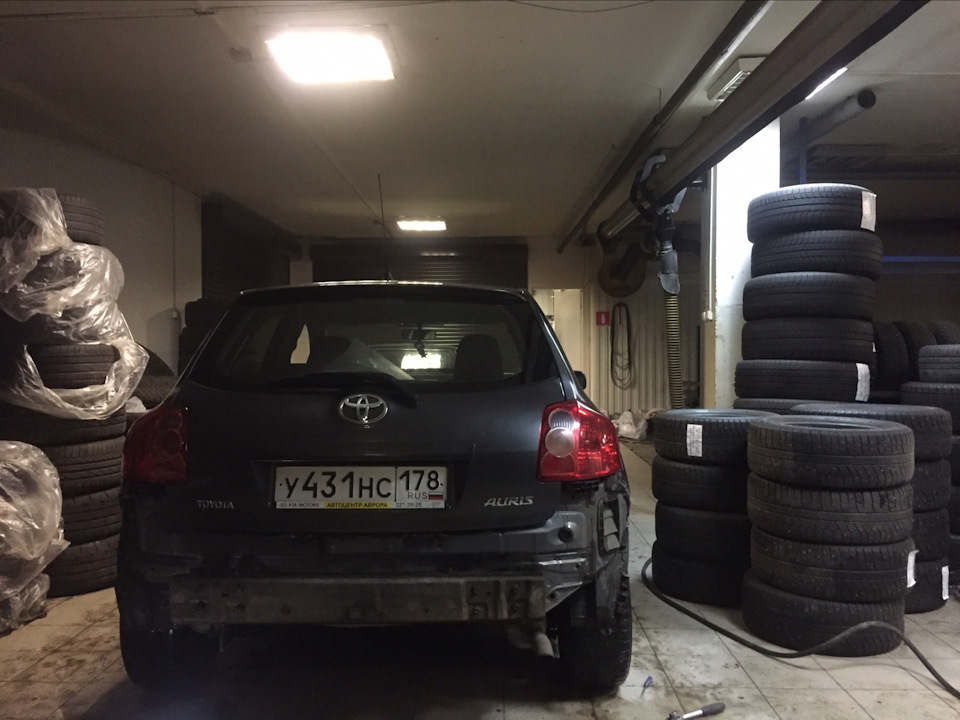 Подогнали дефлектор под бампер — Toyota Auris (1G), 1,6 л, 2007 года ...