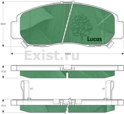 просто размер. колодок. под евросуппорт — Honda Civic 4D (8G)