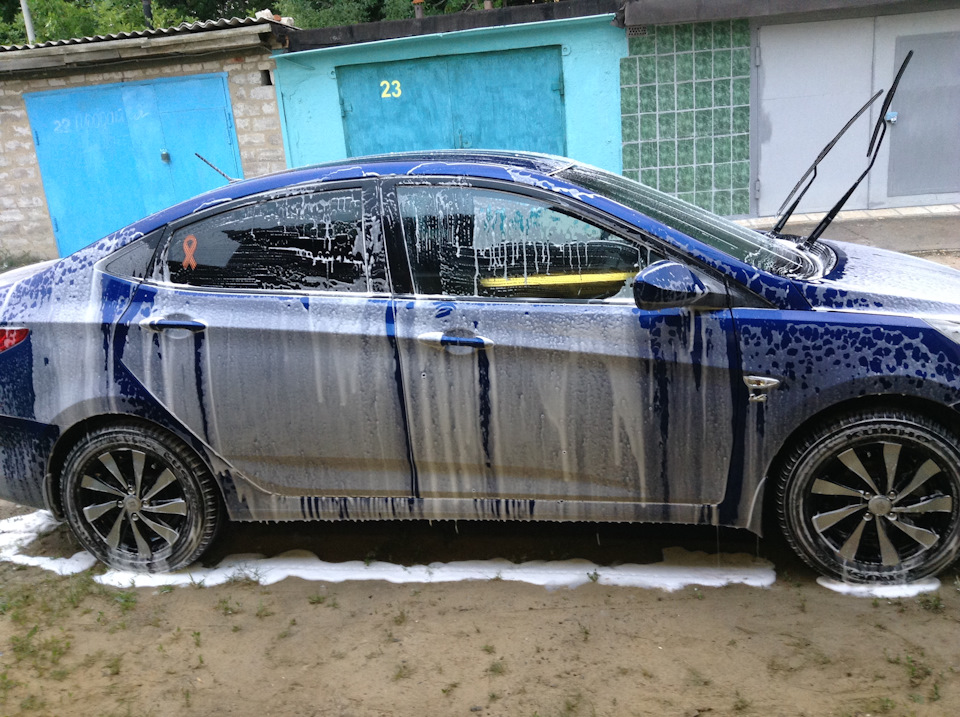 МИНИ-МОЙКА: СБЫЧА МЕЧТ))))) — Hyundai Solaris (1G), 1,6 л, 2011 года ...