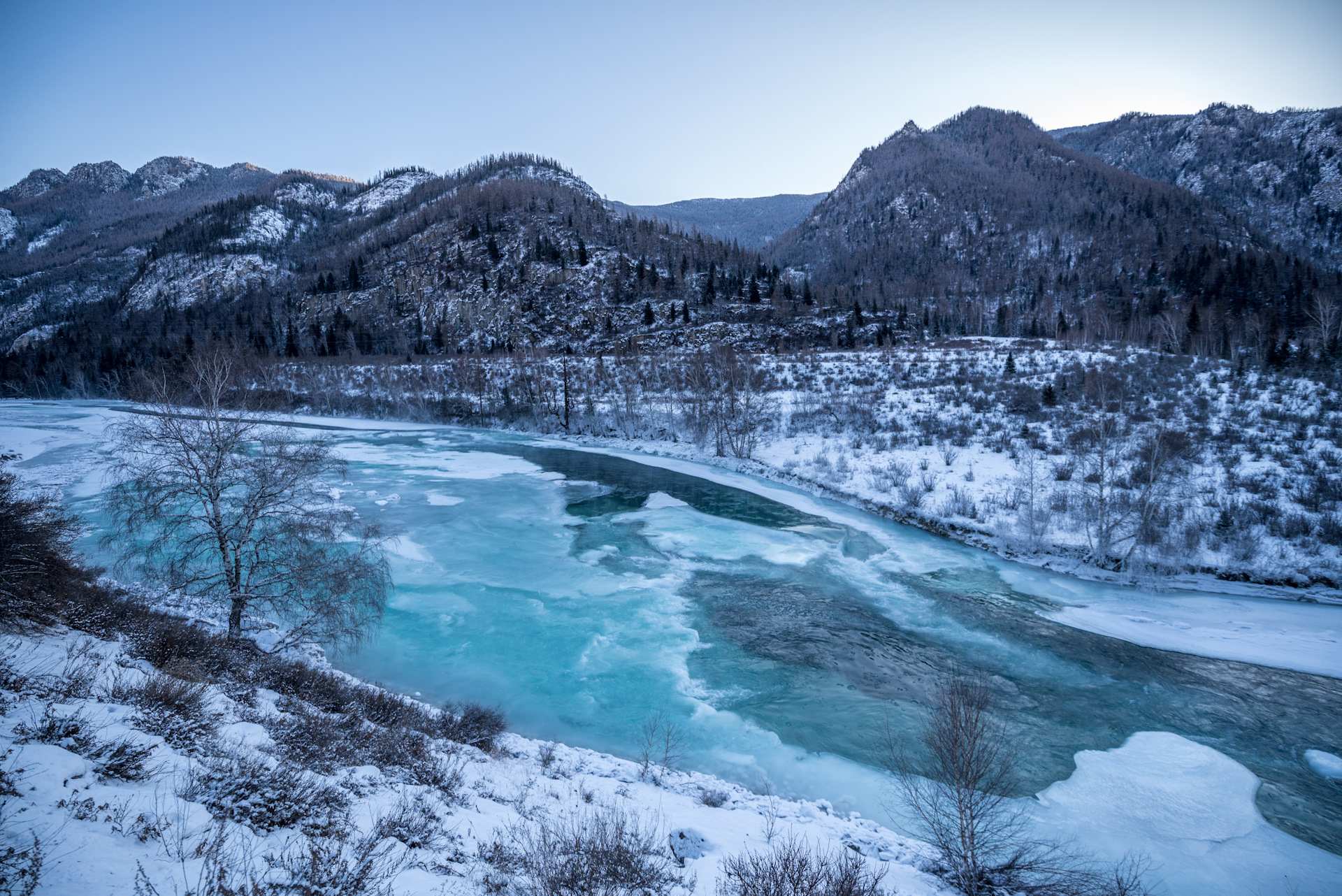 Горный Алтай зимой фото