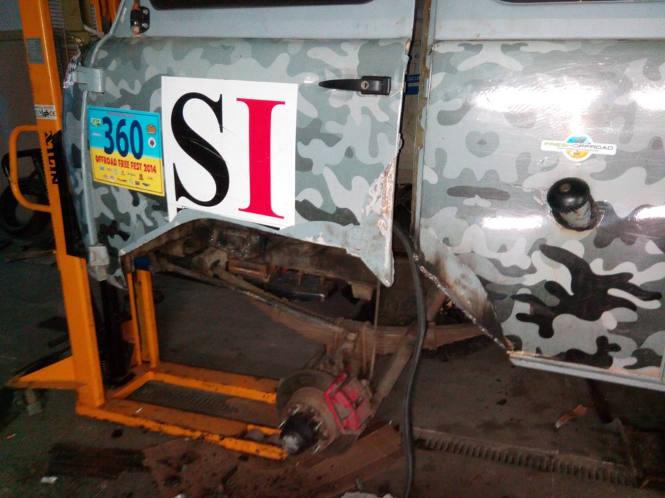 Увеличение минусового вылета на колесах низкого давления для буханки ...