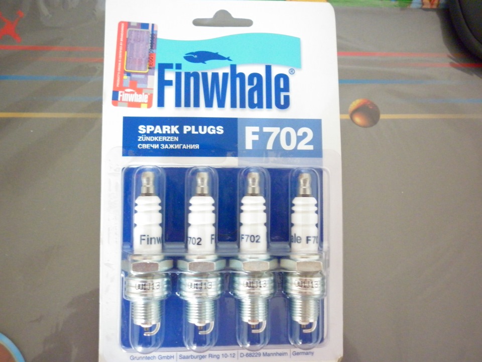 Свечи зажигания Finwhale — ГАЗ Газель, 2,5 л, 2002 года | расходники ...