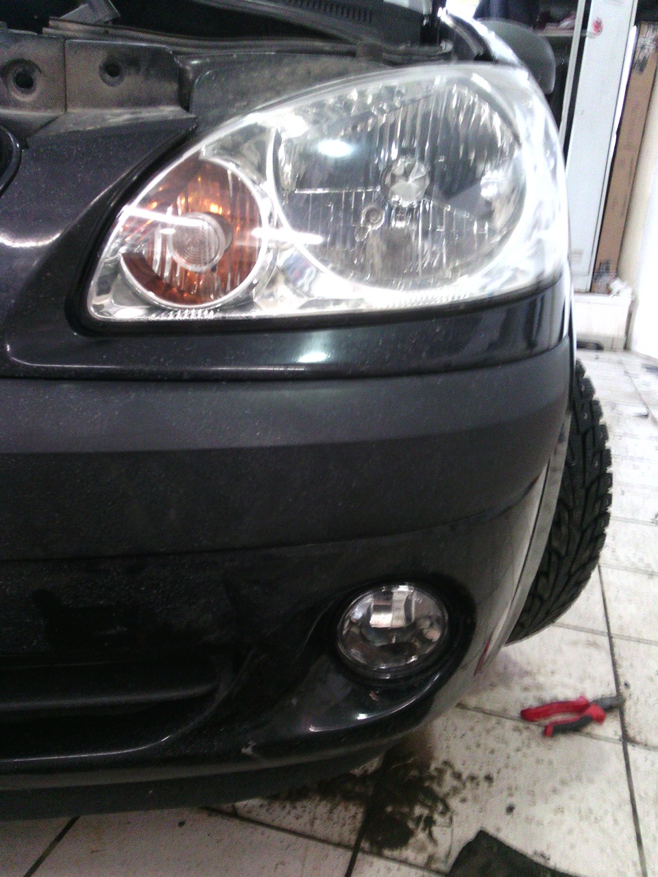 Новый сигнал + ПТФ — Hyundai Getz, 1,4 л, 2008 года | тюнинг | DRIVE2