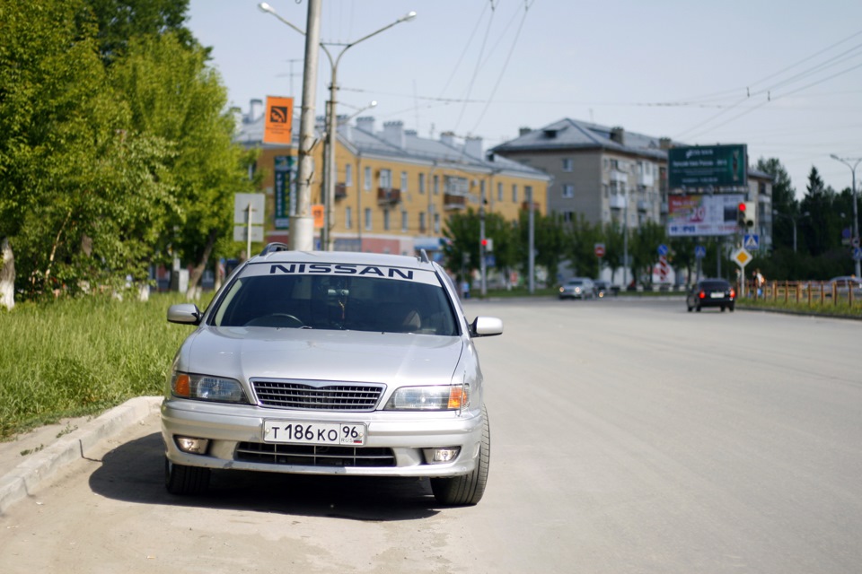 Пару свежих фоток и наклейка на лобовуху — Nissan Cefiro Wagon, 2,5 л ...